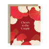 Red & Gold Gingko Wedding Card