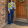 Purple Garden Quilting Jacket