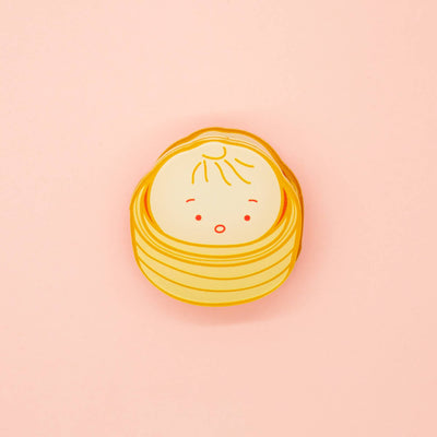 Bao in a Steamer Decorative Double-Sided Acrylic Clip