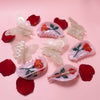 Belle Red Rose Hair Claw Clip