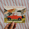Year Of New Terrain Birthday Card