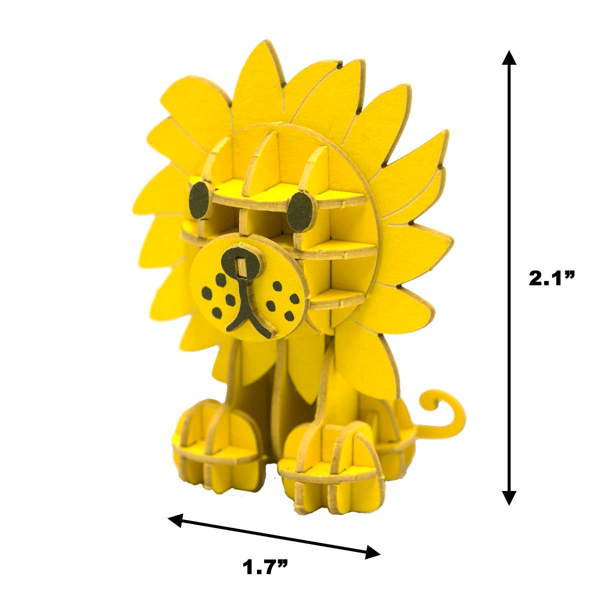 JIGZLE Lion 3D Paper Puzzle