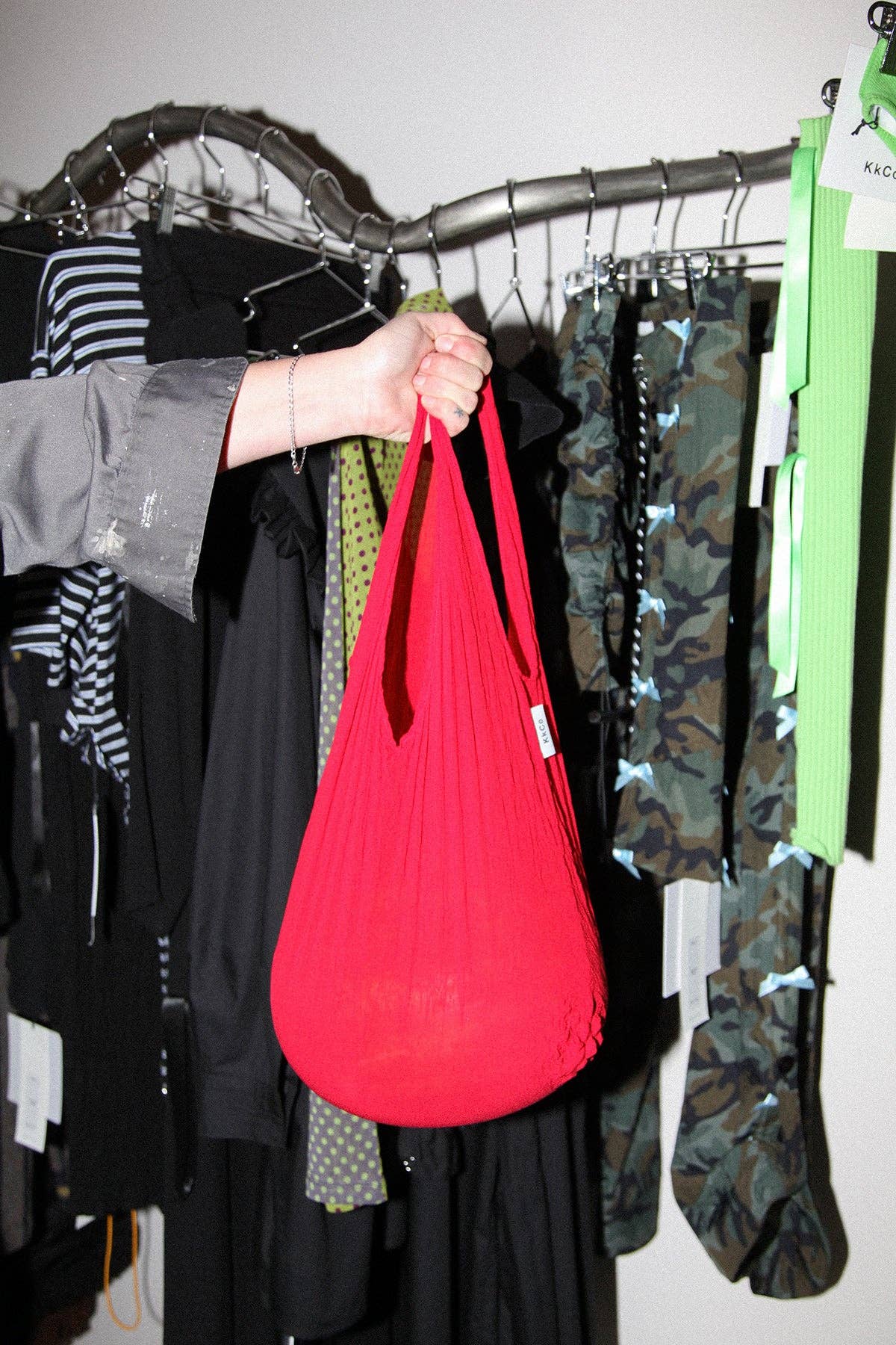 Popcorn Bag in Cherry