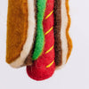 Handmade Hot Dog Felt Ornament