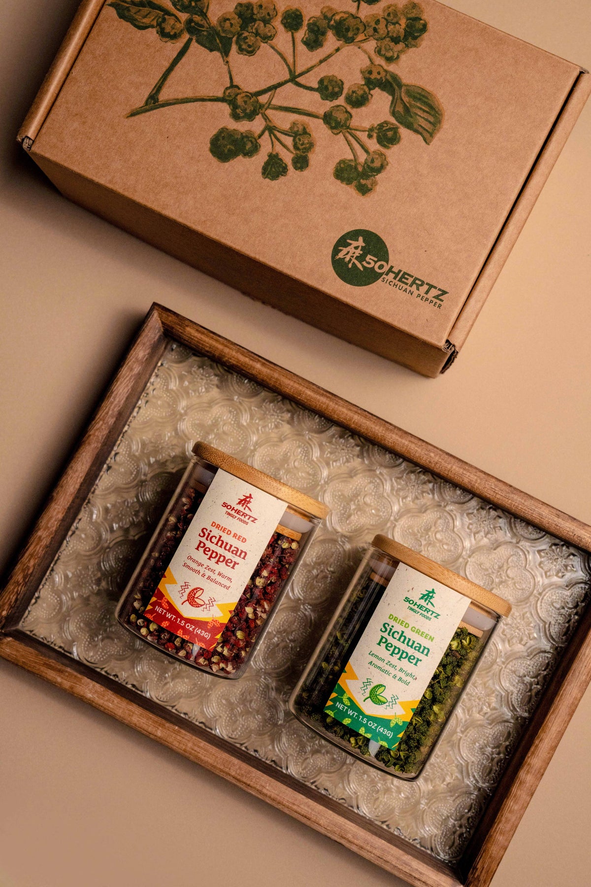 Sichuan Pepper Gift Set – Red & Green Whole Spice