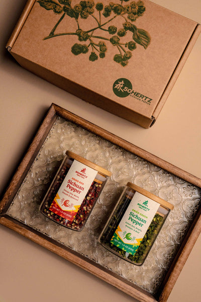 Sichuan Pepper Gift Set – Red & Green Whole Spice