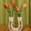 Horseshoe Ceramic Vase