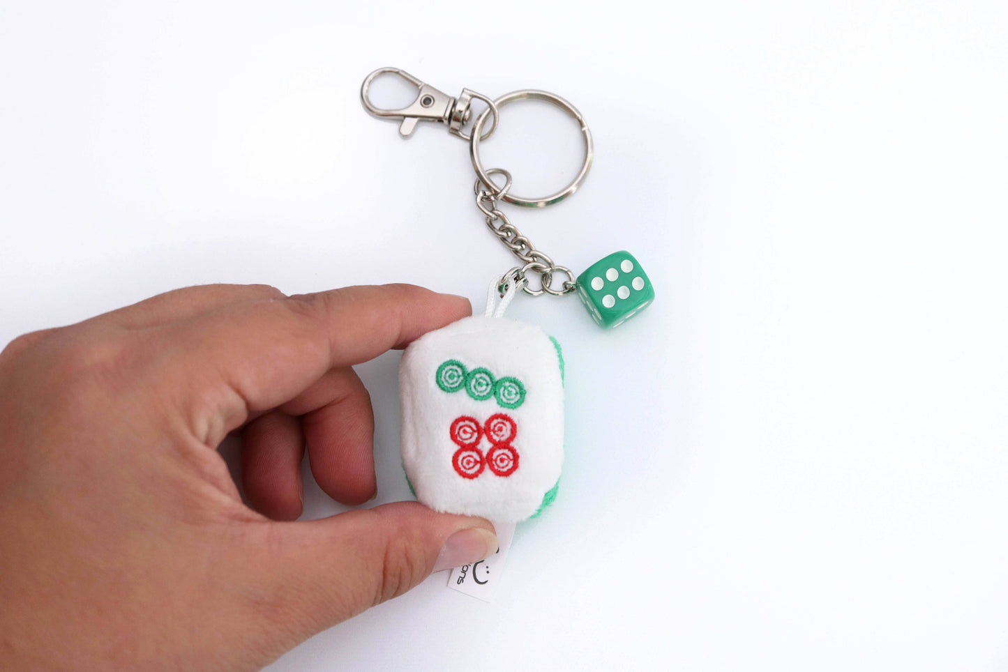 Tiny Mahjong Tile Plush Key & Bag Charm