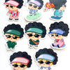 Ajumma Workout Asian Sticker