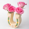 Horseshoe Ceramic Vase