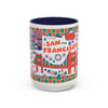 San Francisco Coffee Mug (15oz, dark blue)