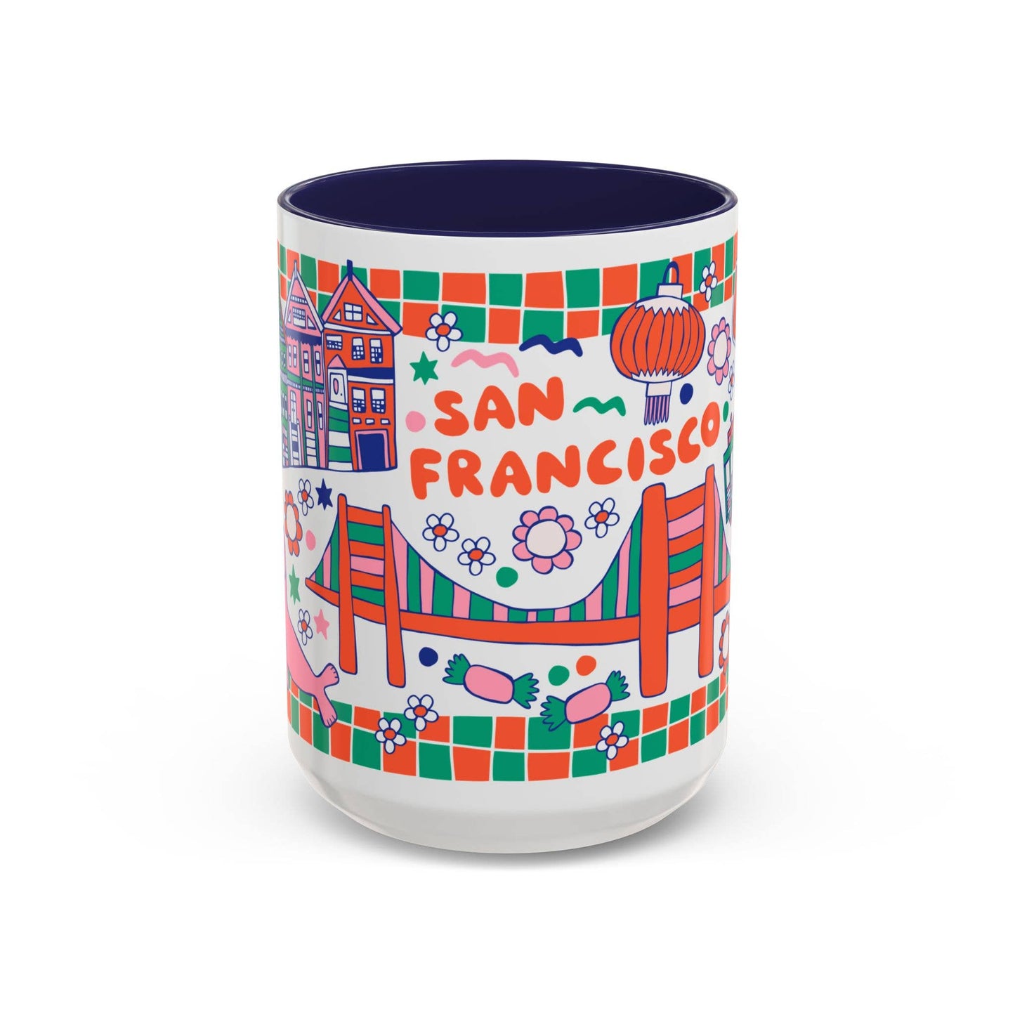 San Francisco Coffee Mug (15oz, dark blue)
