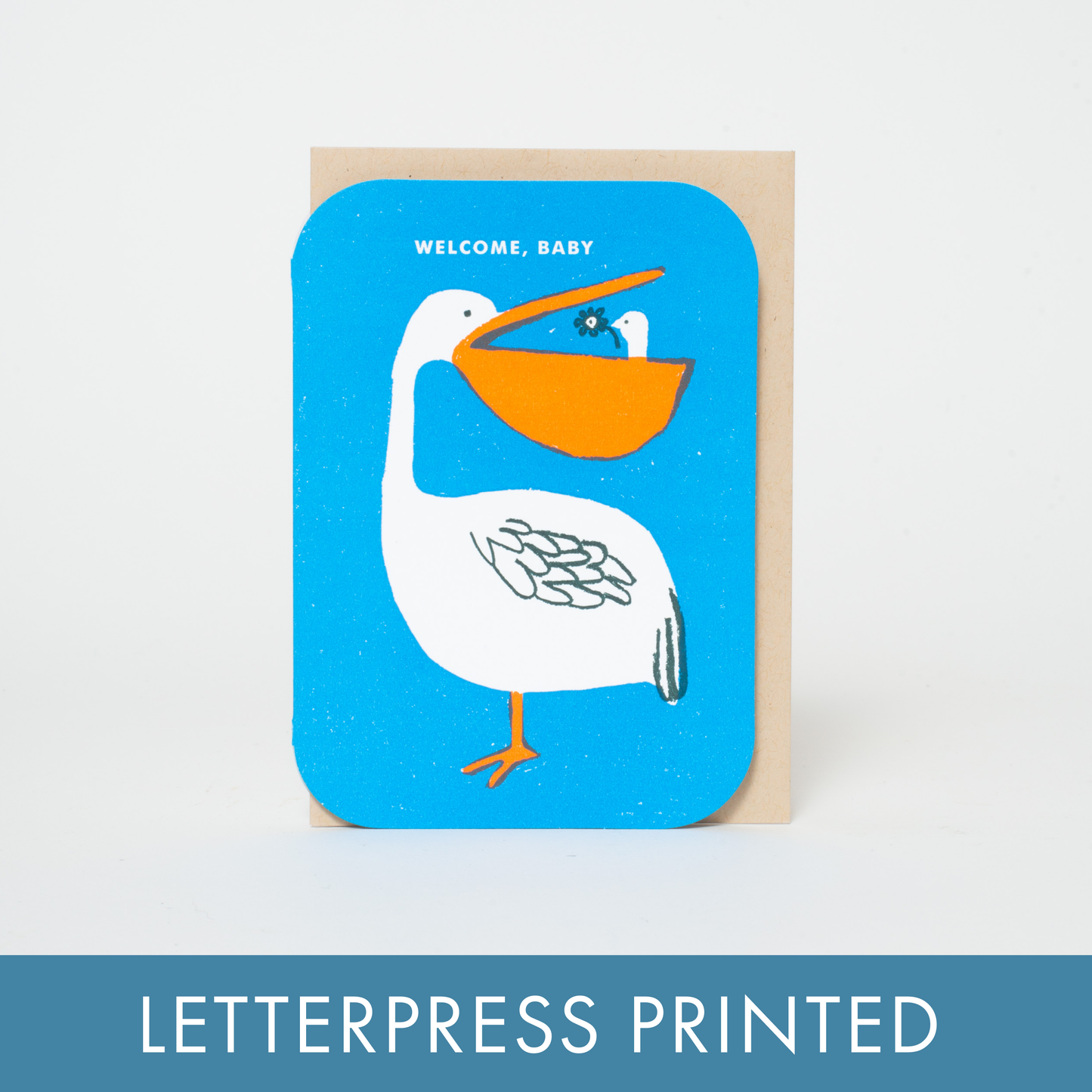 Pelican Welcome Baby Card