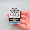 Mini Slot Machine Fridge Magnet – Retro Casino