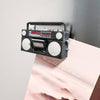 Retro Mini Cassette Tape Player Fridge Magnet, Black
