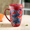 Dragon Tea Mug with Lid and Infuser