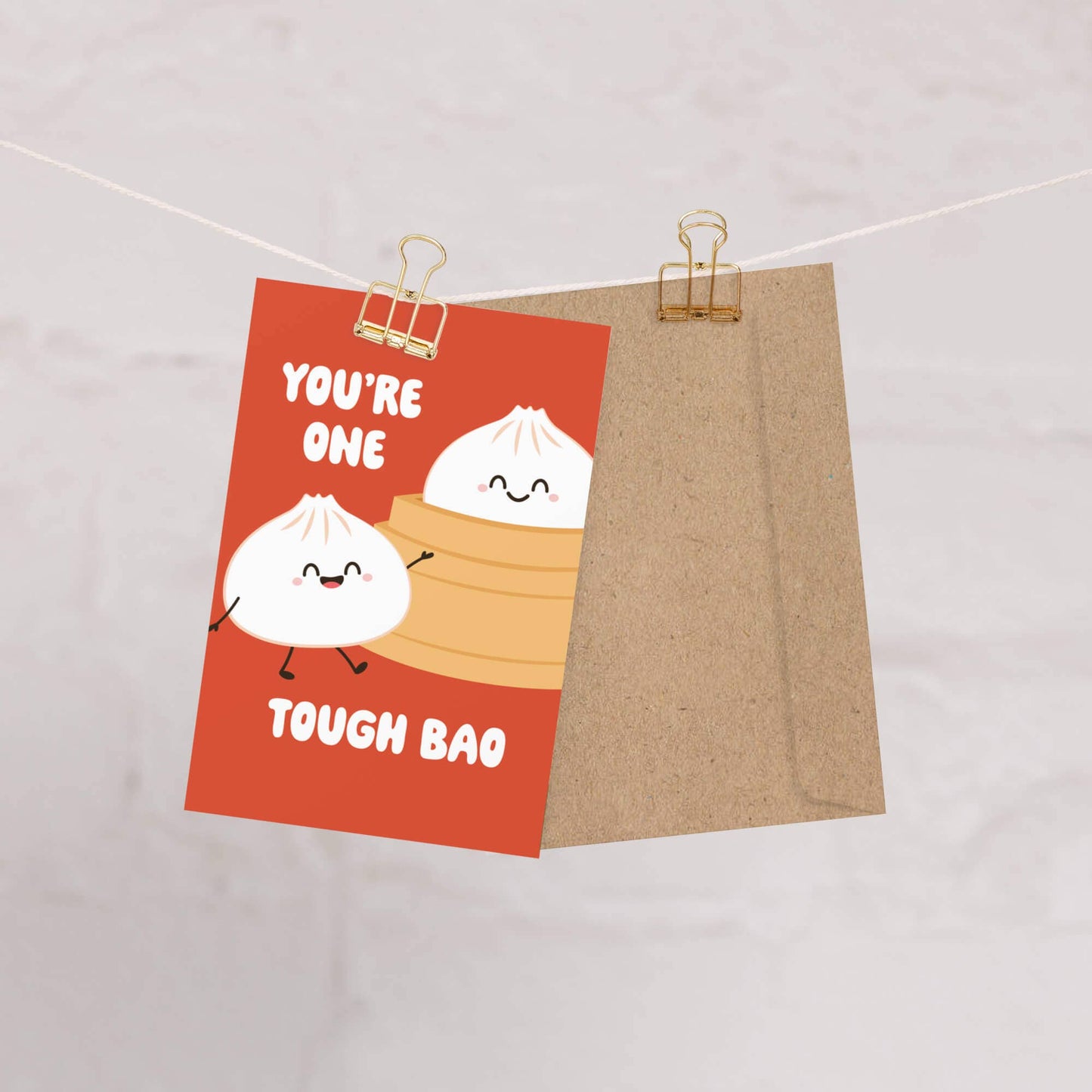 One Tough Bao Get Well Card