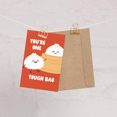 One Tough Bao Get Well Card