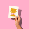 Best Mom Trophy Card
