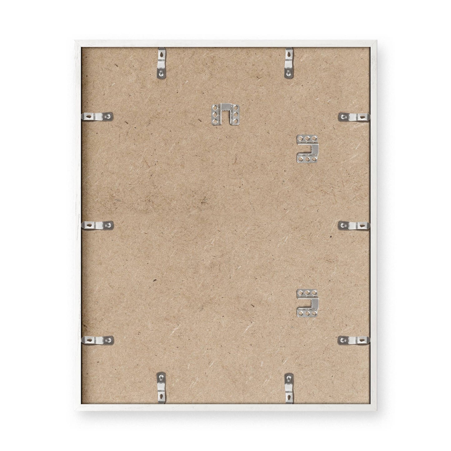 White Natural Oak Wood Frame