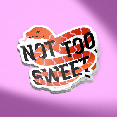 Not Too Sweet Snake Vinyl Sticker