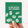 Just Mahjong Retirement Card