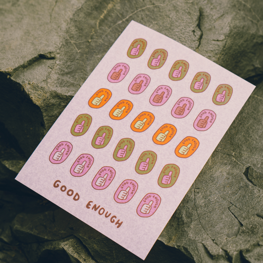Good Enough Sticker Sheet