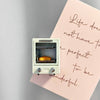 Mini Retro Oven Fridge Magnet with Tiny Bread