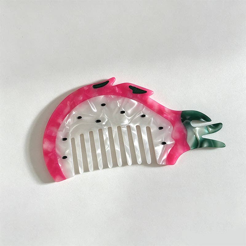 Fruit Shaped Acetate Comb