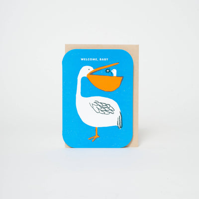 Pelican Welcome Baby Card