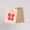 Horse with Ingot Gold Chinese New Year Card
