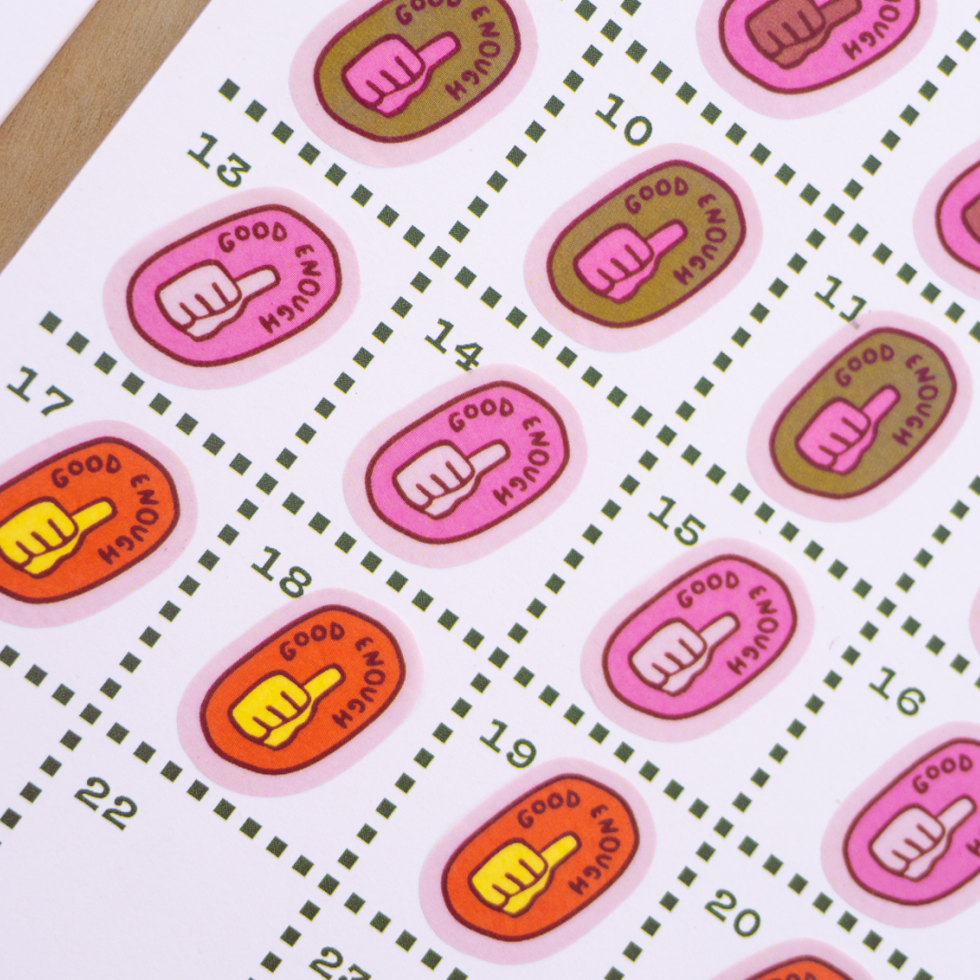 Good Enough Sticker Sheet