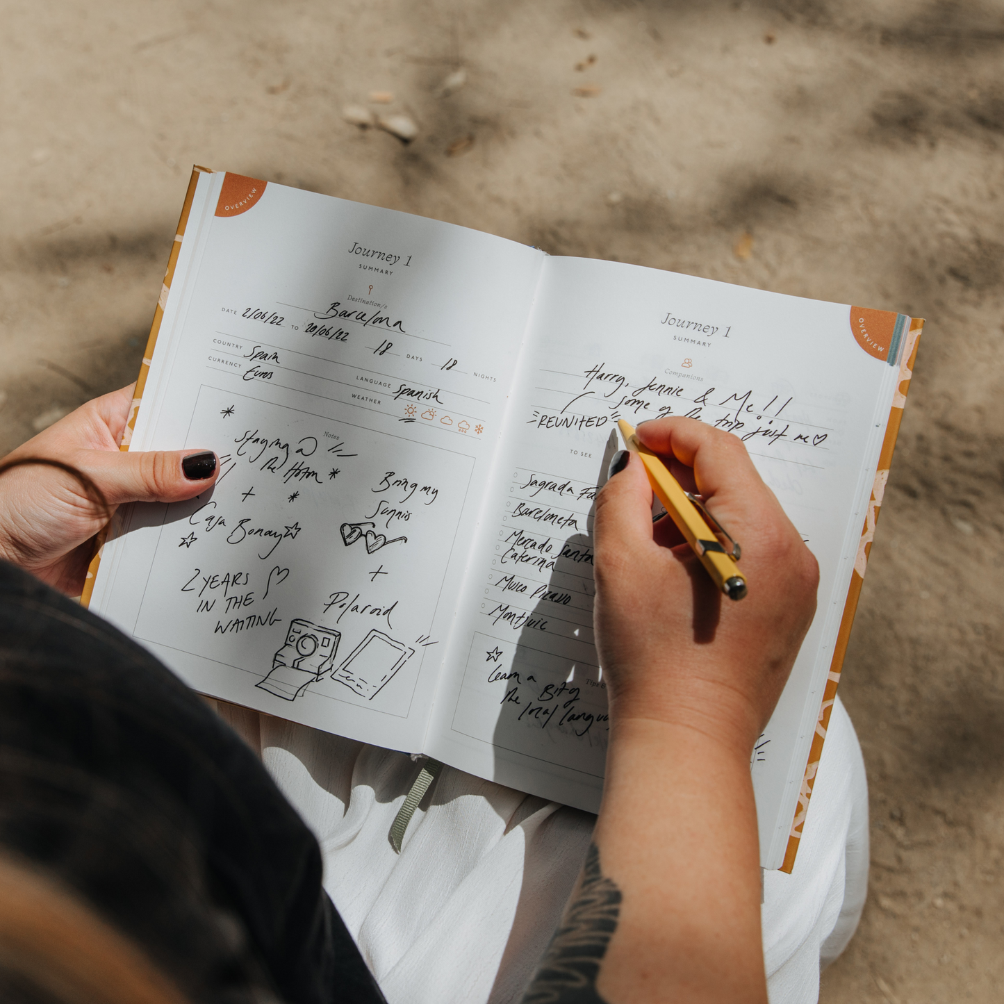 Guided Travel Journal, Hardcover
