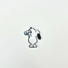 Peanuts Snoopy Drinking Water Glossy Sticker