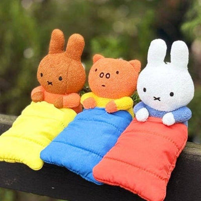 Miffy Sleeping Bag Plush Keychain