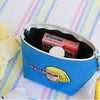Embroidered Boat Pouch