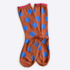 Panhandle Classic Dot Crew Socks — Rust