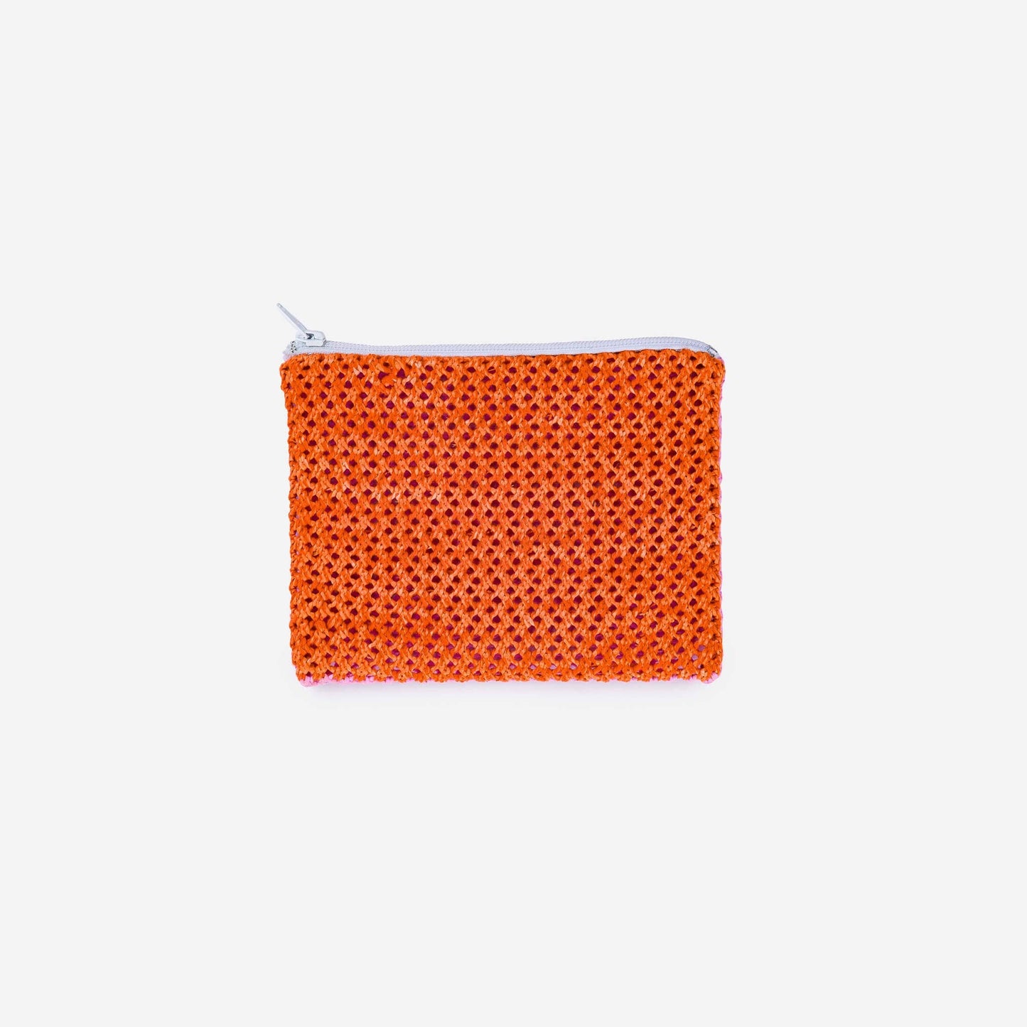 Raffia Zip Pouch