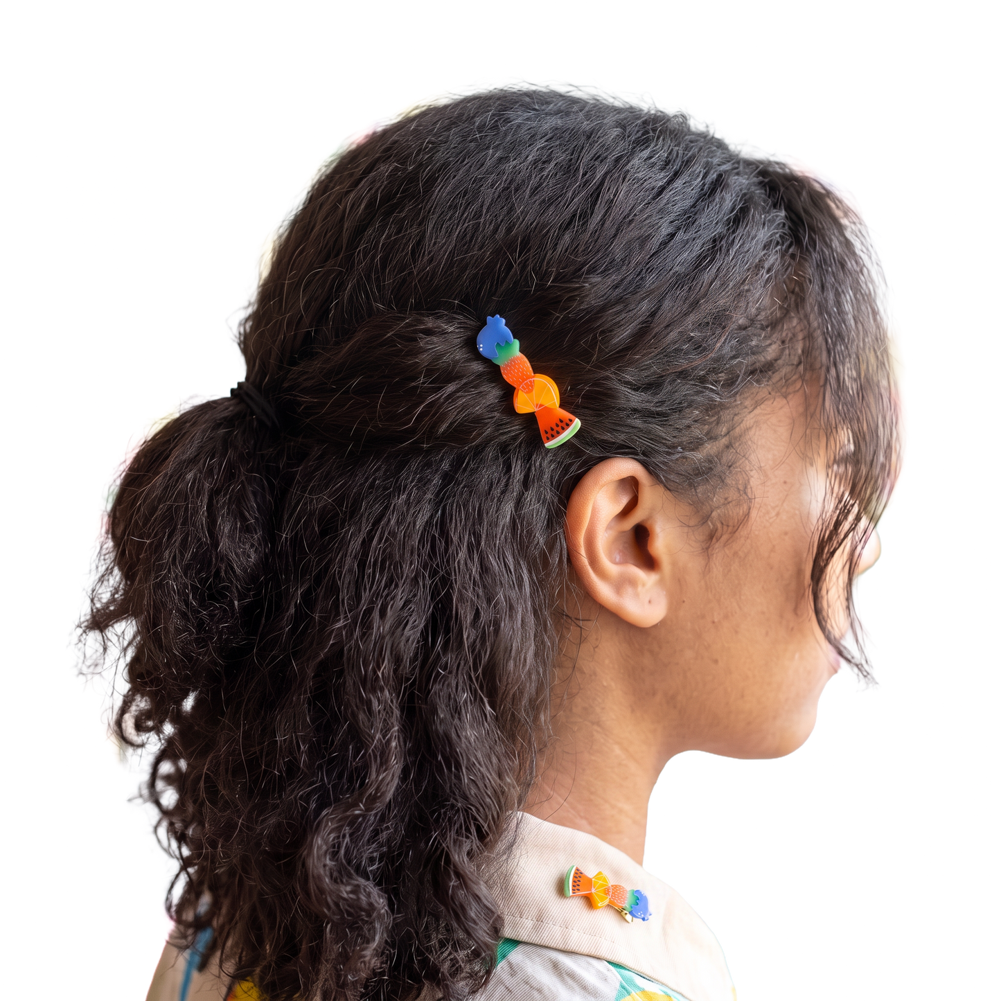 Fruit skewer hair clip