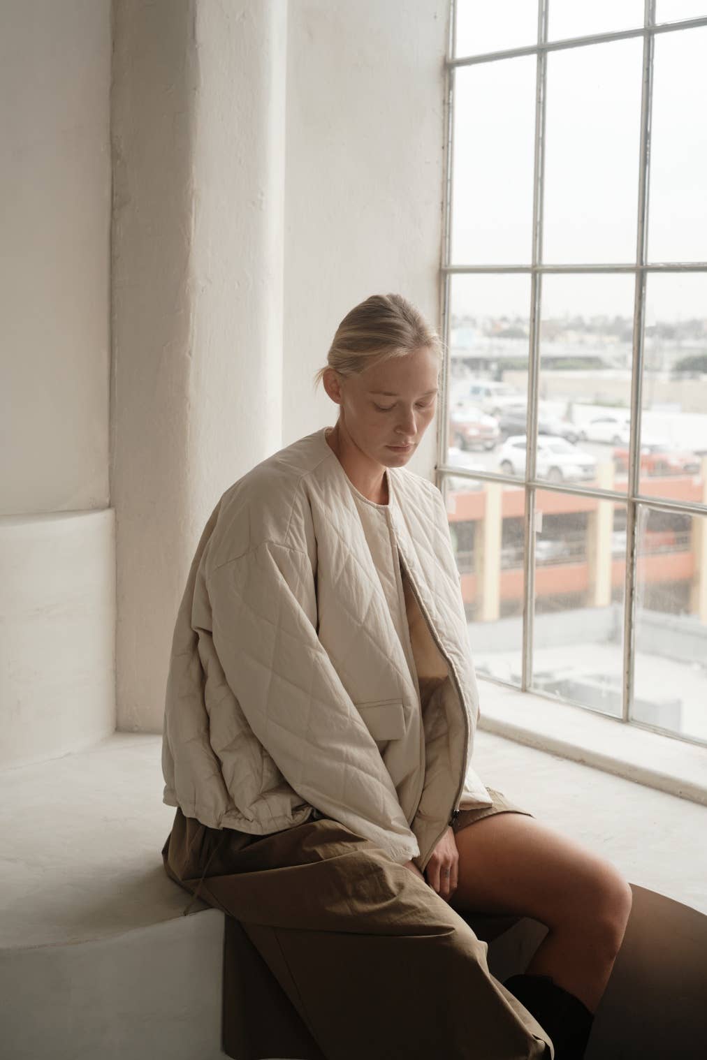 The Greta Jacket | Oversized Quilted Jacket with Drawstrings