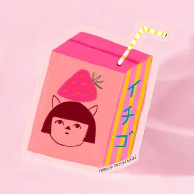Ichigo Milk -Die Cut Sticker