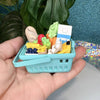 Shopping Basket Fidget Clicker Keychain