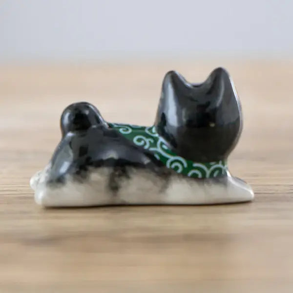 Shiba Inu Chopsticks Rest Black