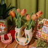 Horseshoe Ceramic Vase