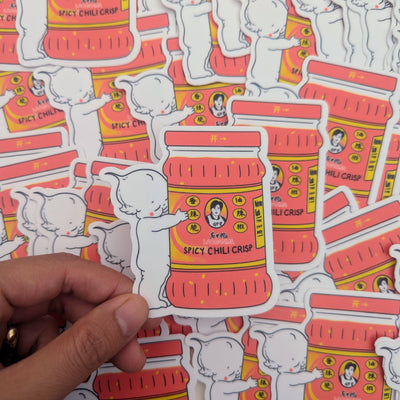 Lao Gan Ma + Kewpie = <3 Sticker