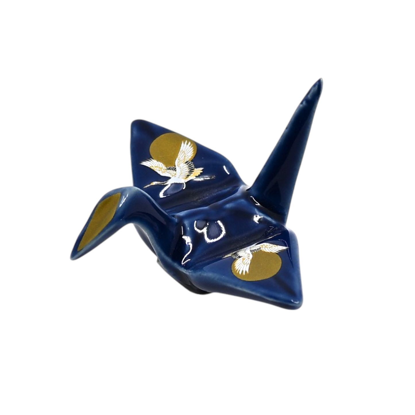 Origami Crane Chopsticks Rest Navy