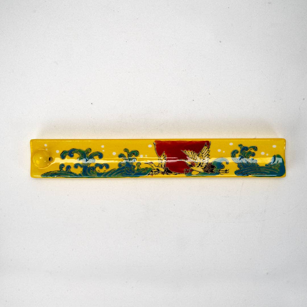 Ceramic Incense Holder - Moon Crane