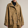 Stand Collar Utility Field Jacket