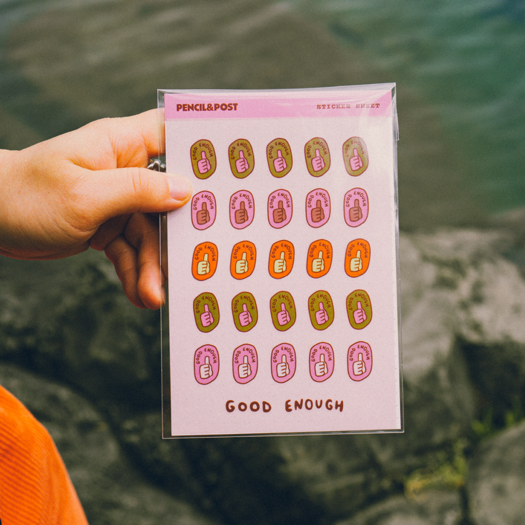 Good Enough Sticker Sheet