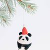 Panda Felt Ornament